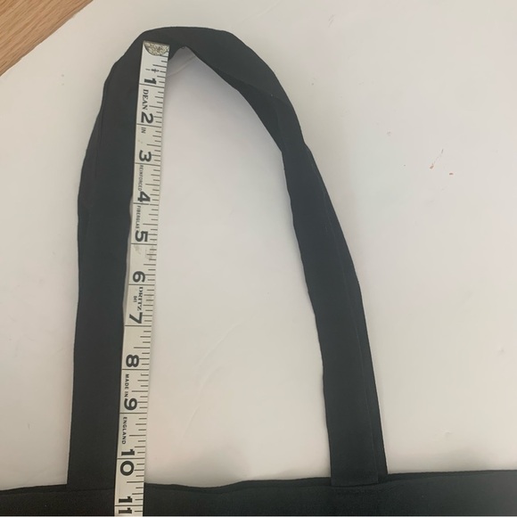New NILI LOTAN Reusable Shopping Bag Tote Black - Picture 6 of 7